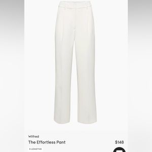 Aritzia Effortless Pants - Dry Basil